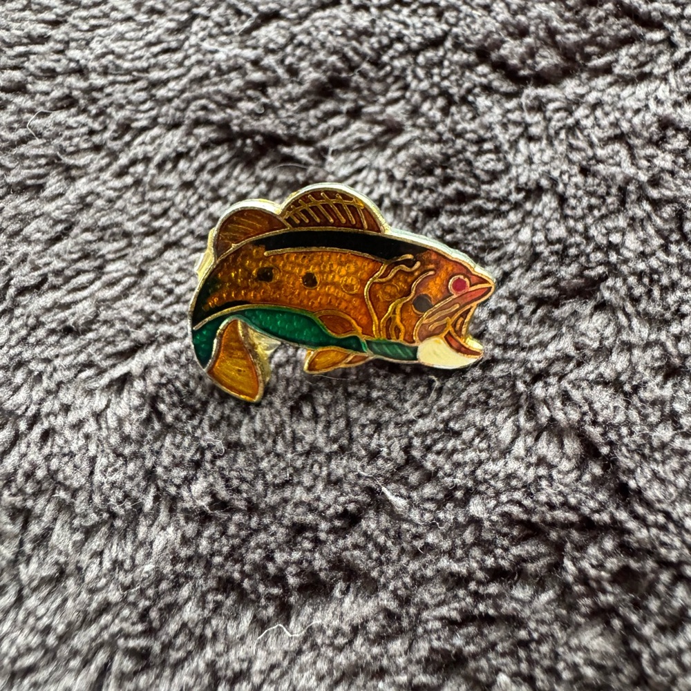Bundle 3 for $10 hat / lapel pin Large Mouth Bass.